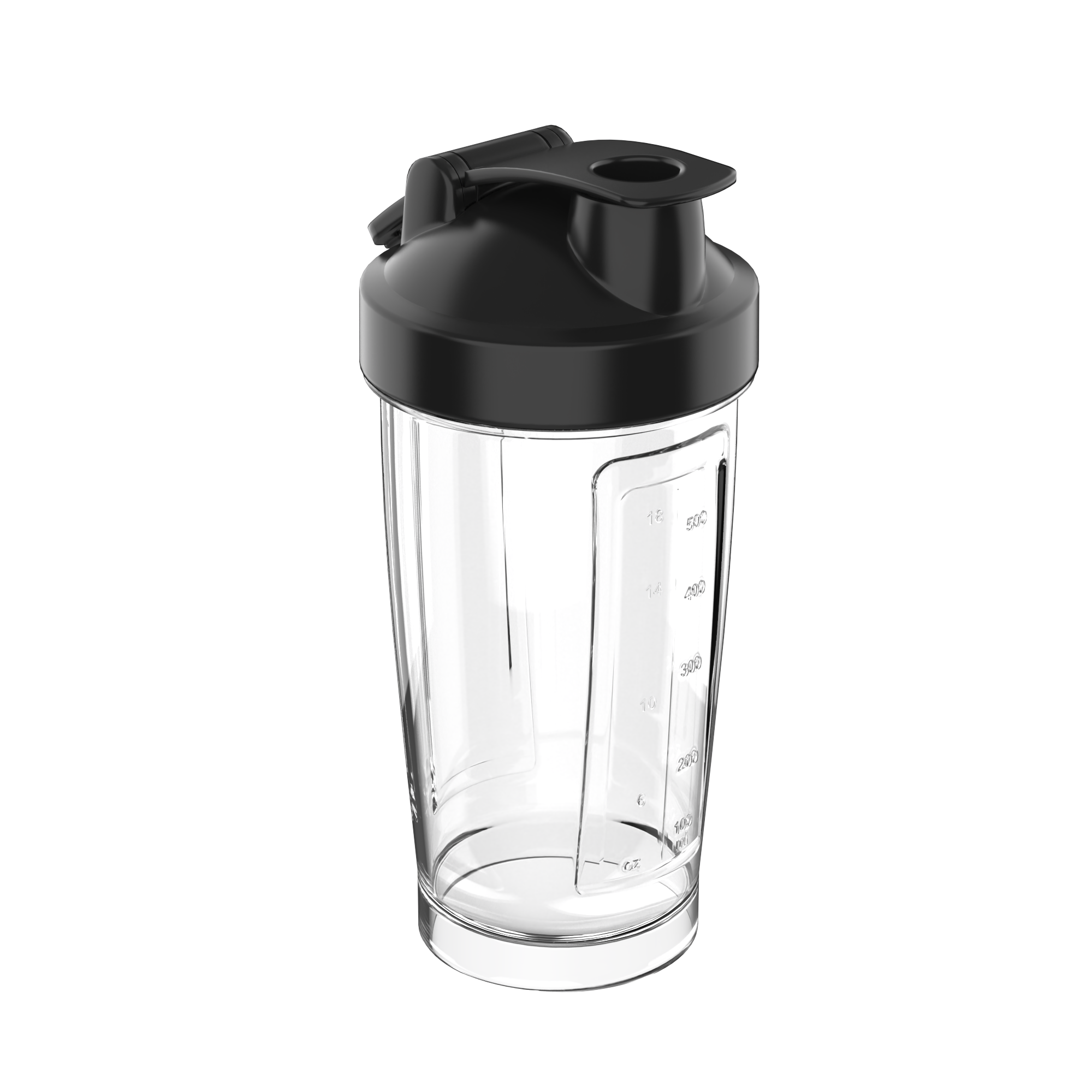 500 cc Flat-Bottom Classic Shaker