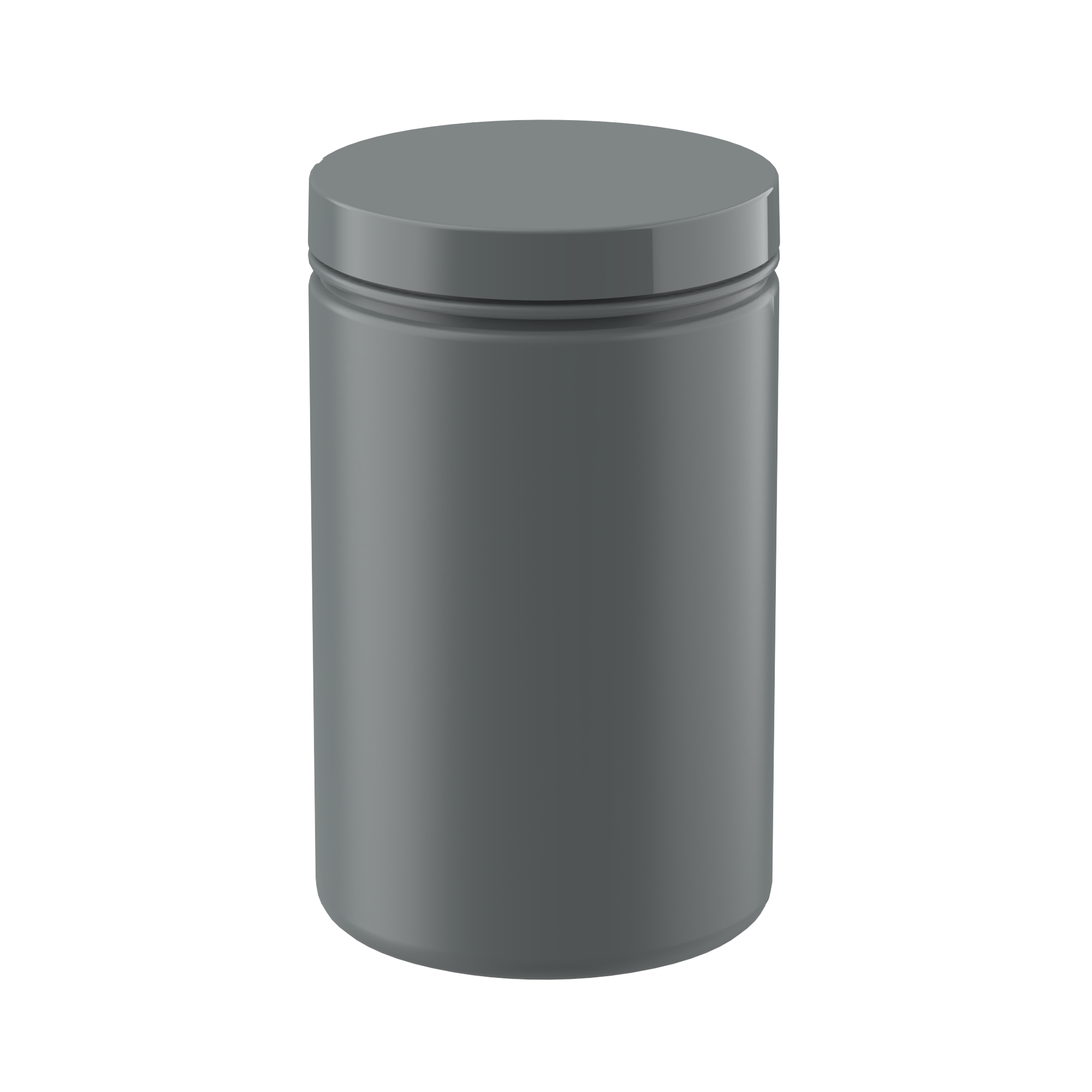 2 L (2000 ml) Gerade Zylindrische Proteindose