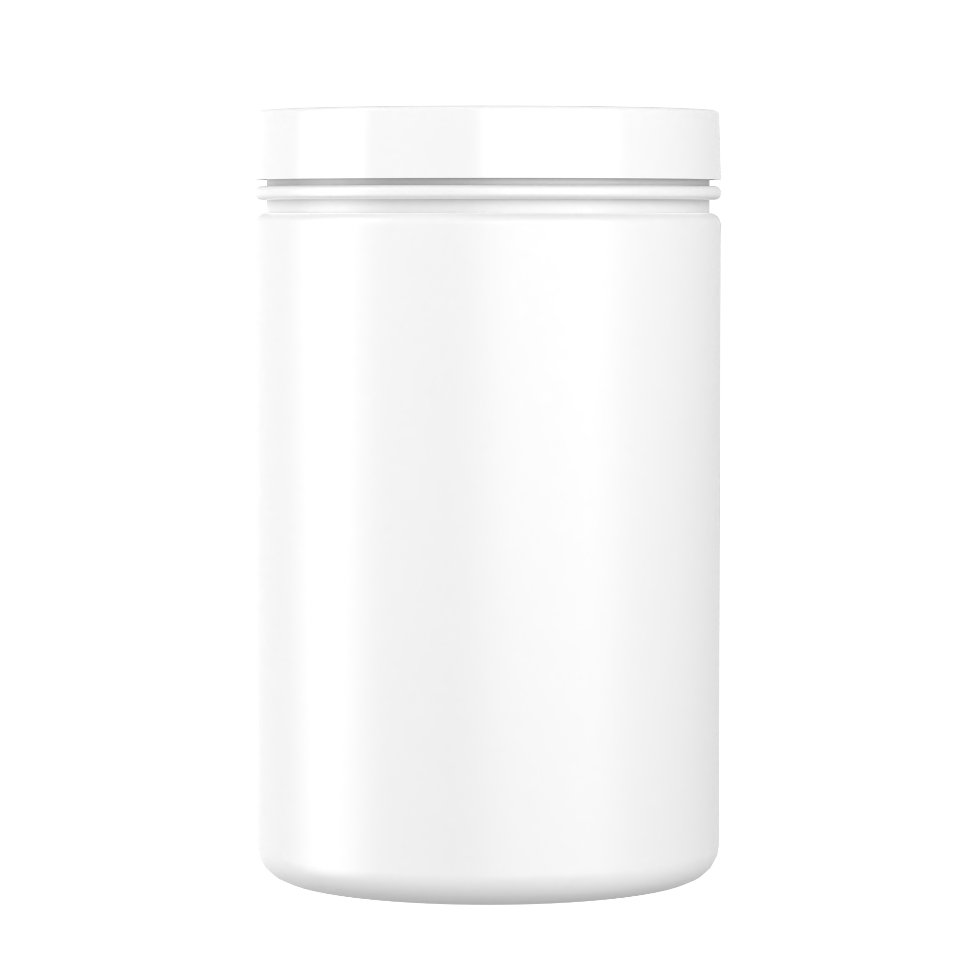 2 L (2000 ml) Gerade Zylindrische Proteindose