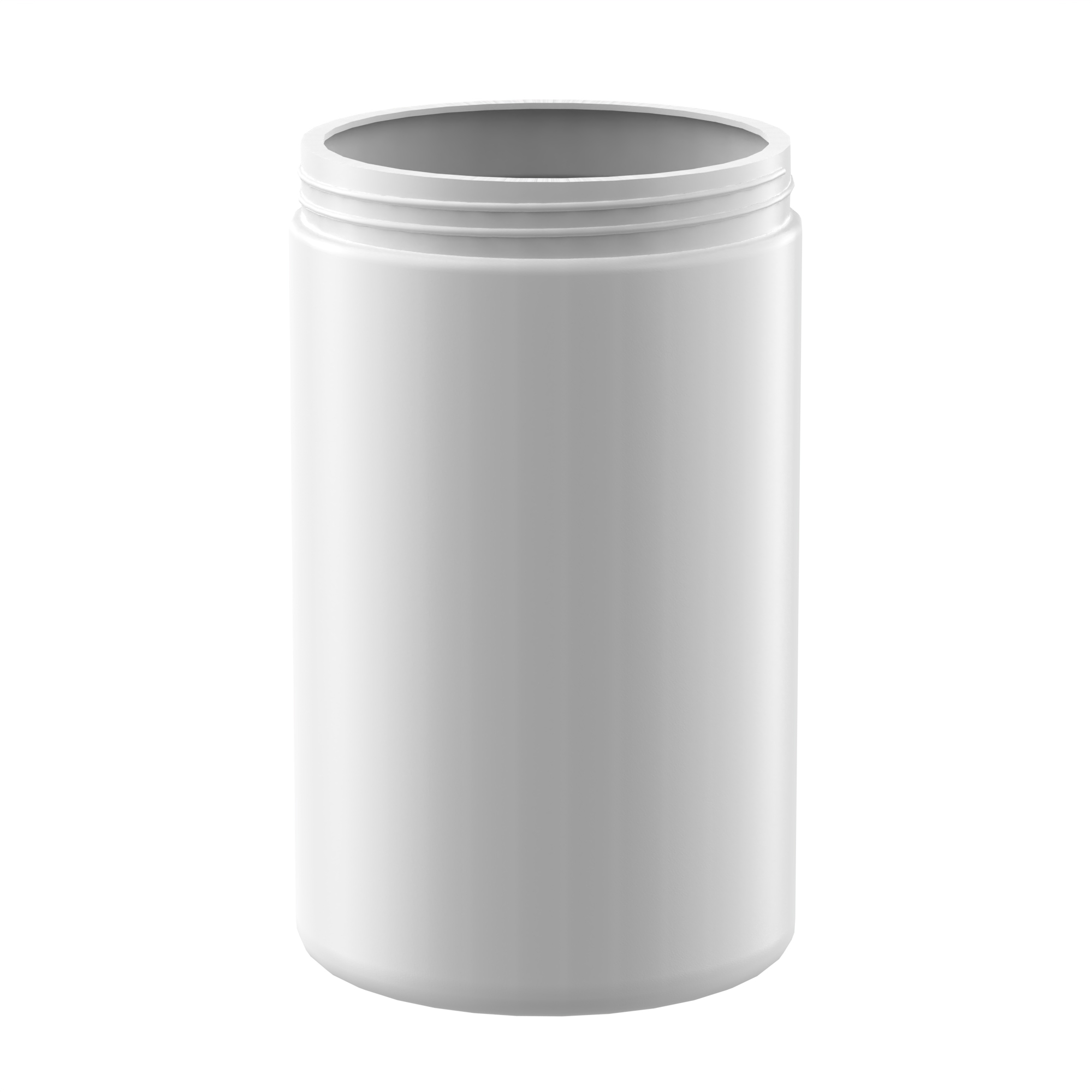 2 L (2000 ml) Gerade Zylindrische Proteindose