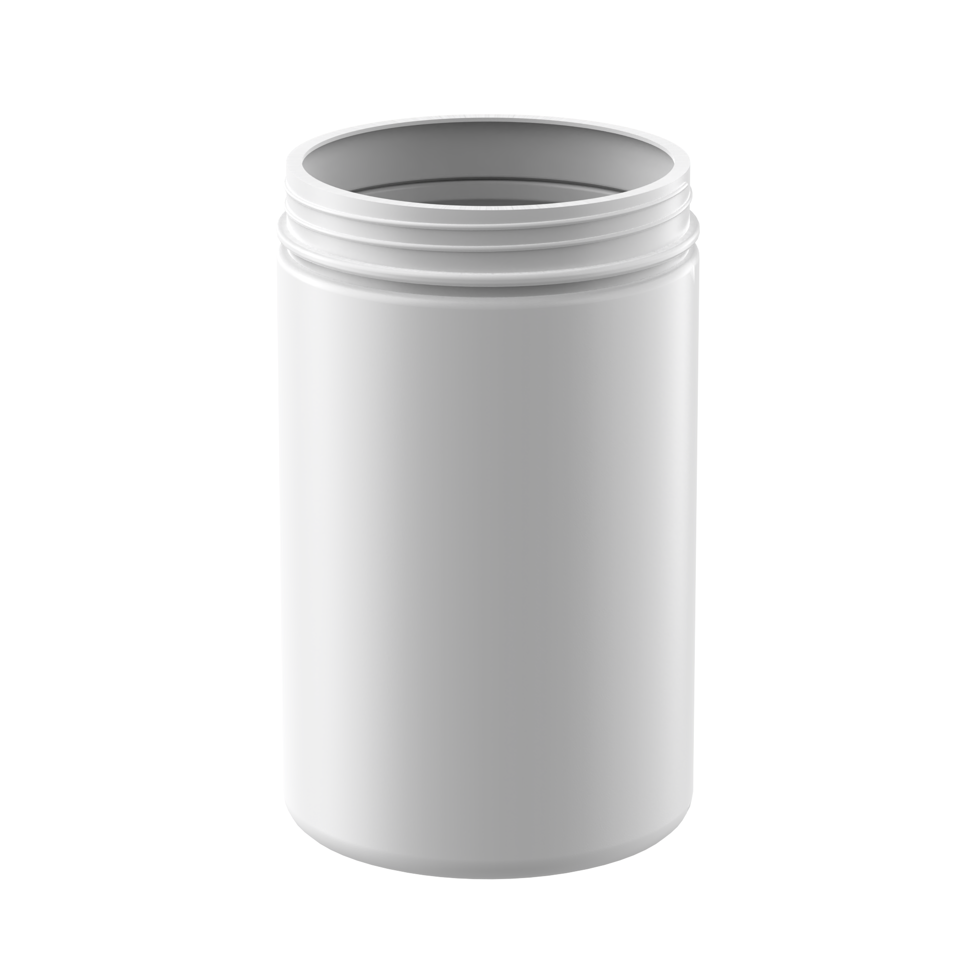 2 L (2000 ml) Gerade Zylindrische Proteindose