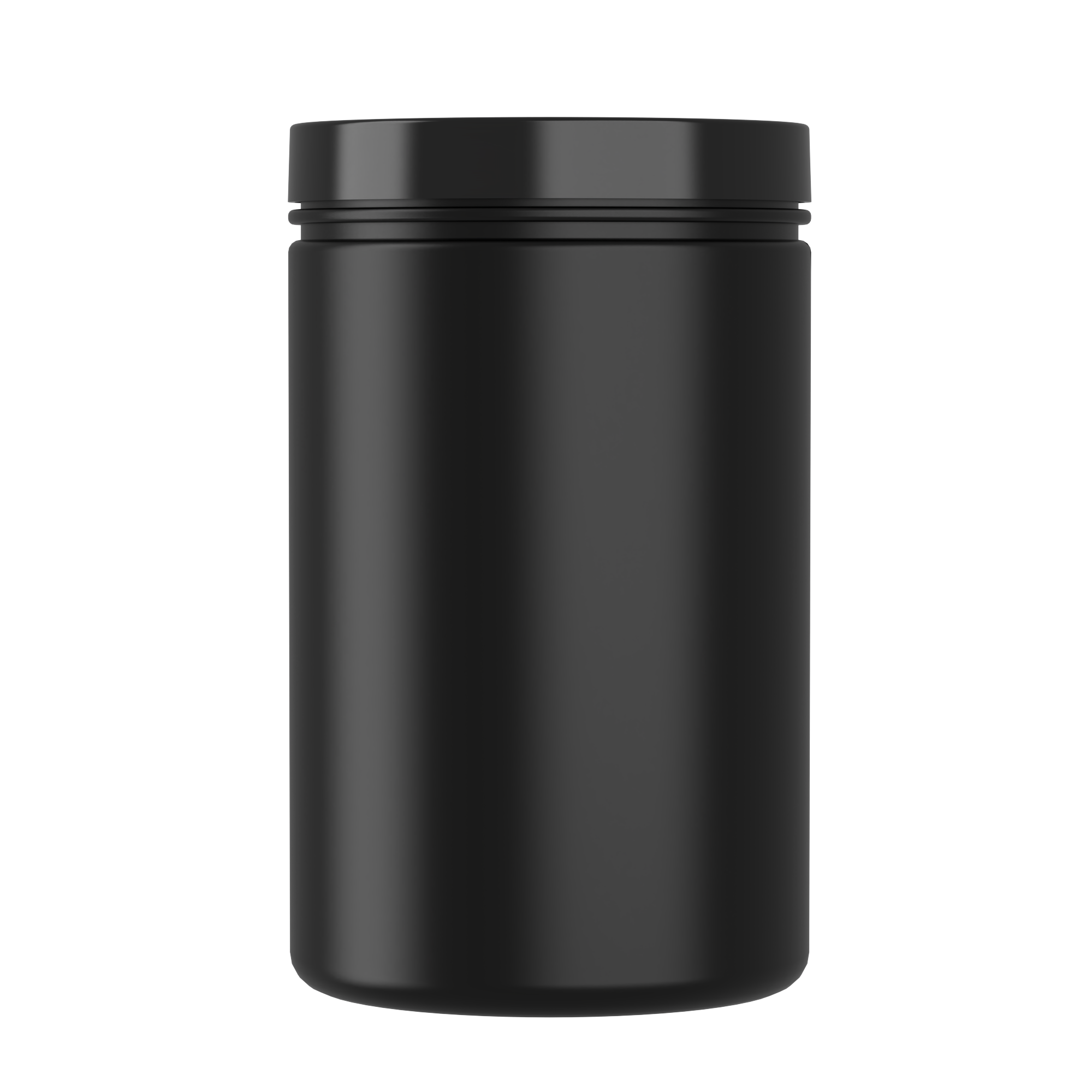 2 L (2000 ml) Gerade Zylindrische Proteindose